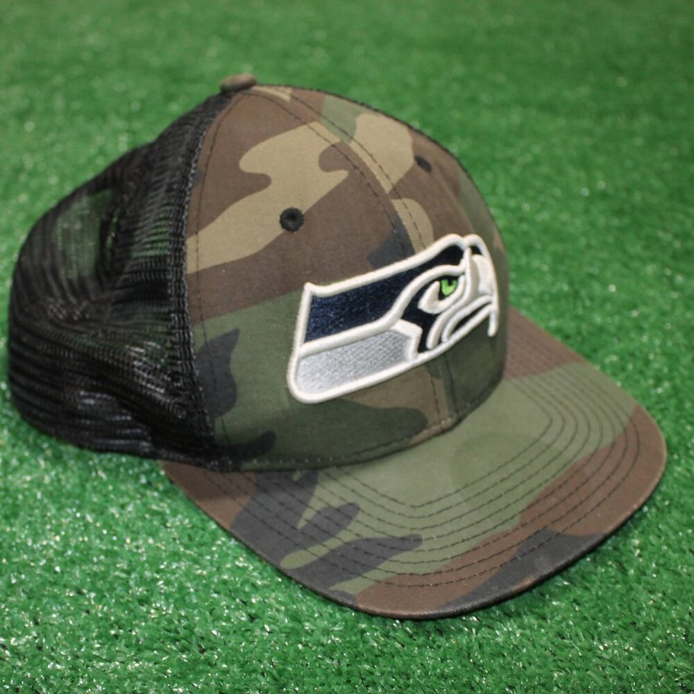 NFL Seattle Seahawks New Era Camoflauge Trucker 9FIFTY snapback hat